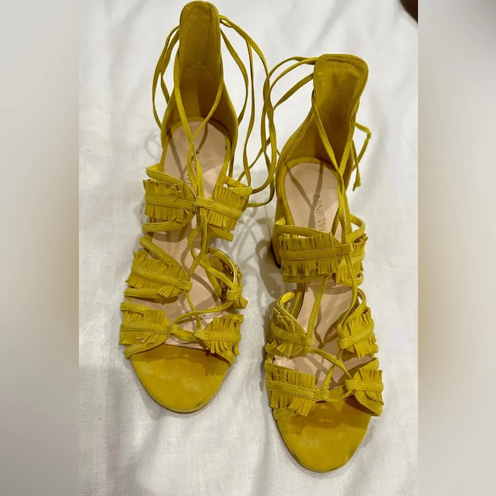 Nine West strappy heels - Picture 3 of 5